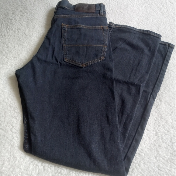 Marks and Spencer M&S Regular 30X30.5 Dark Wash Straight Leg Jeans - Picture 9 of 11